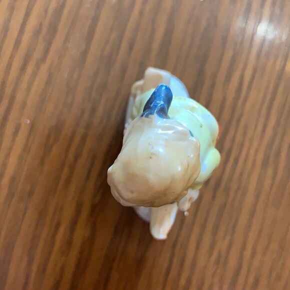 Vtg ceramic boy skiing figurine - Picture 6 of 9